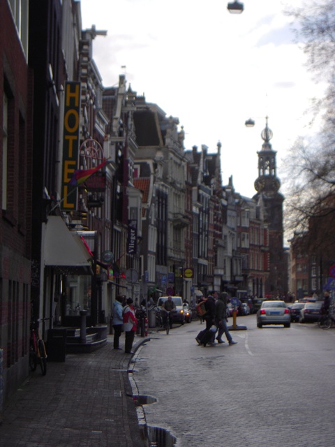a side street in amsterdam